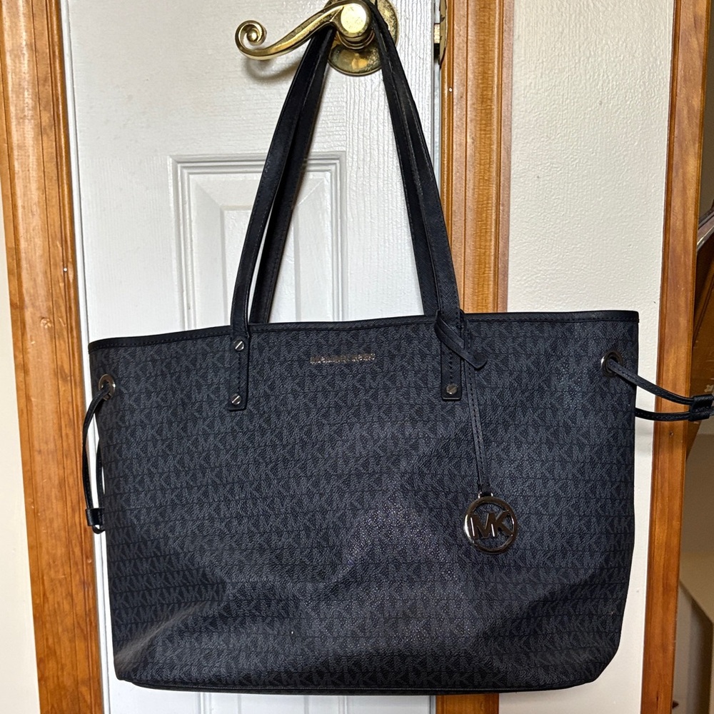 Michael Kors Black Monogram Tote